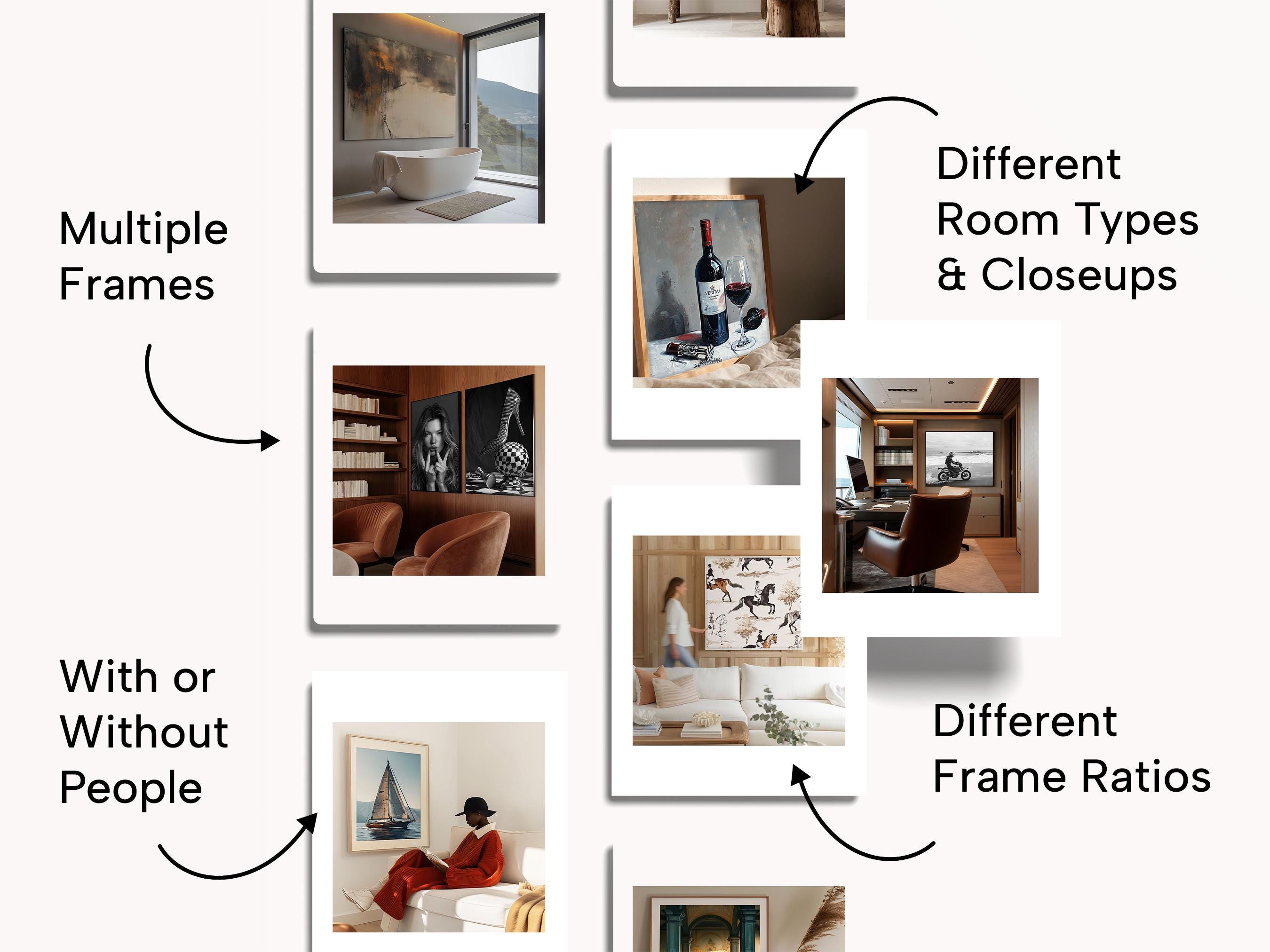 350+ Photoshop & Canva Mockups | Weekly 15 New Frames | Art Community ...