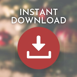Gepersonaliseerde kerstmanbriefsjabloon, vintage stijl (digitale download) Onbeperkt aantal downloads afbeelding 3
