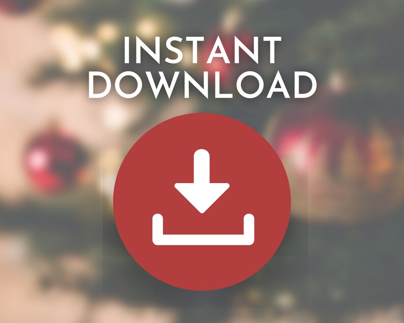Gepersonaliseerde kerstmanbriefsjabloon, vintage stijl (digitale download) Onbeperkt aantal downloads afbeelding 3