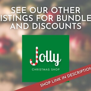 Gepersonaliseerde kerstmanbriefsjabloon, vintage stijl (digitale download) Onbeperkt aantal downloads afbeelding 8