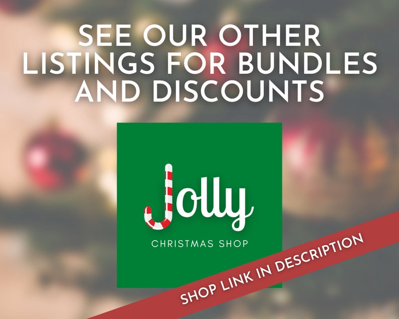 Gepersonaliseerde kerstmanbriefsjabloon, vintage stijl (digitale download) Onbeperkt aantal downloads afbeelding 8