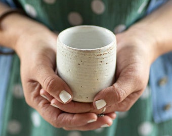 Espresso Coffee Cup, Handmade Stoneware
