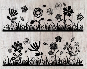 Download Flower Garden Svg Etsy