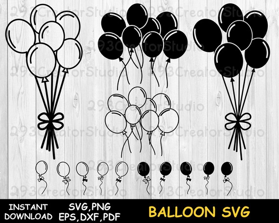 Download Balloon Birthday Party Svg Balloon Svg Bundle Kid Svg Party Etsy