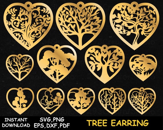 Free Free Heart Earring Svg 466 SVG PNG EPS DXF File