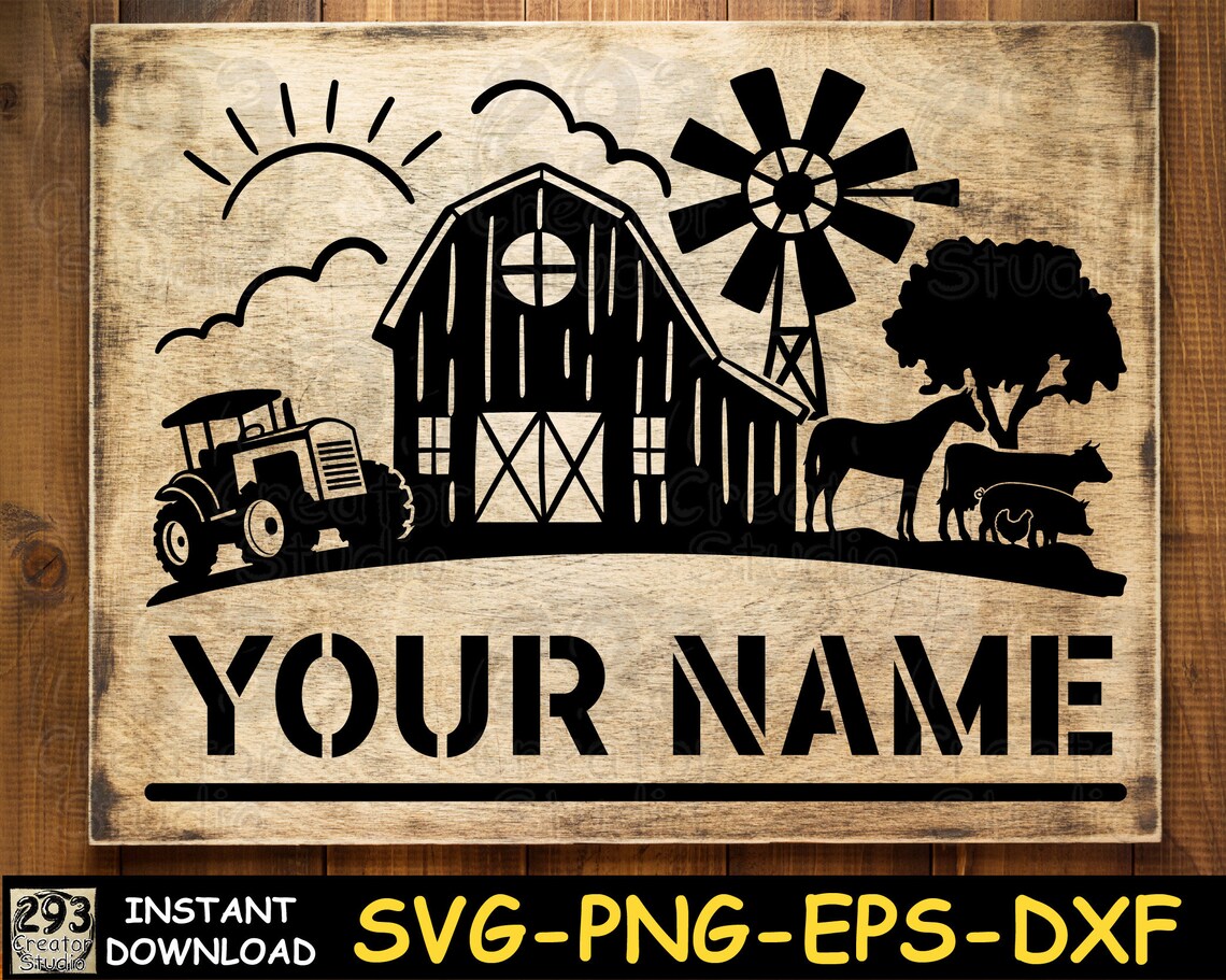 Pink Ranch Sign Svg Farm Life SVG, Welcome Farm Sign SVG, Farm Scene SVG, Western Farm ...