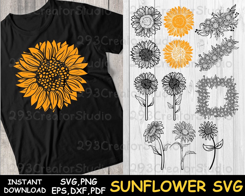 Free Free Sunflower Bunch Svg 316 SVG PNG EPS DXF File
