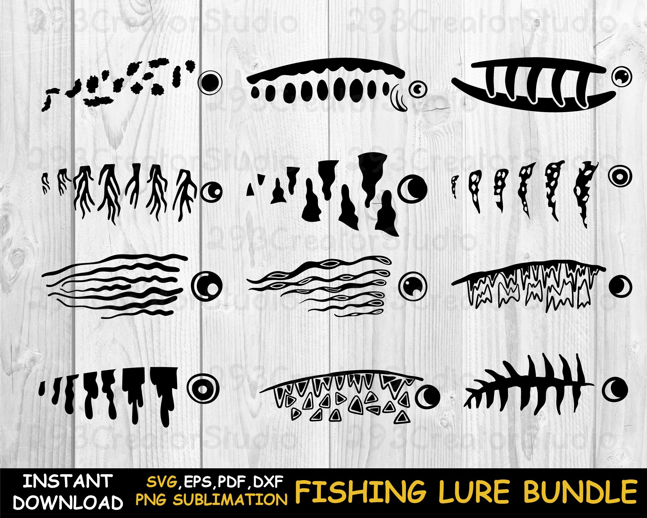 Download Fishing lure svg bundle Fishing lure tumble svg Fishing lure | Etsy