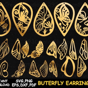 Fish earrings svg,Jewelry svg,Cricut files,silhouette files,SVG cut files,Triangle earrings,Drop earrings,laser cut file,Statement earring