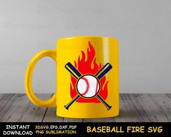 Download Baseball Fire Svg Baseball Logo Svg Fire Svg Baseball Svg Etsy