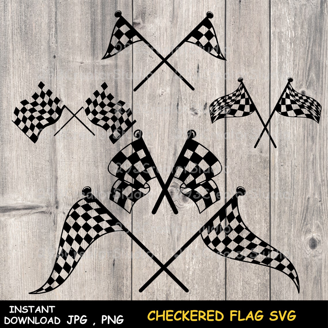 Checkered Flag SVG Shirtracing Flag Png Checkered Flag - Etsy