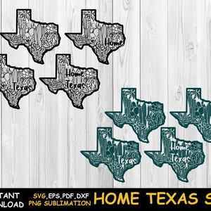 Texas Cactus PNG Shirt, State of Texas svg Mug Press, Wall Art svg Files, Home Texas svg, Desert Landscape Shirt Design Cactus landscape svg image 3