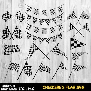 Zielflagge SVG Shirt, Racing Flagge Png, Zielflagge Silhouette Rennwagen Flagge SVG Racing Flagge svg Vektor geschnitten Dateien SVG Eps Dxf und Png