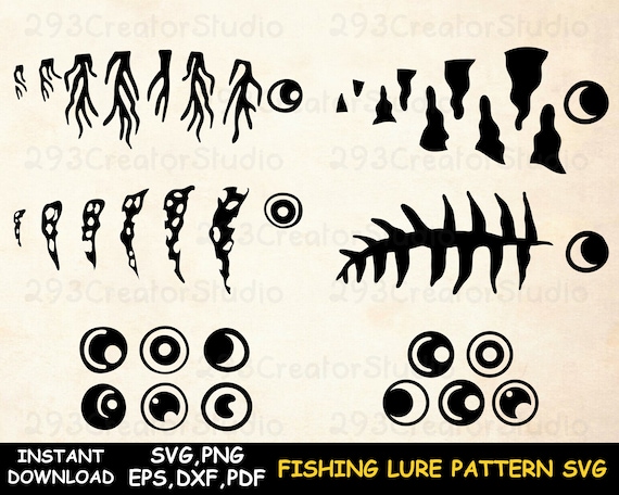 Fishing Lure Tumbler Pattern Svg