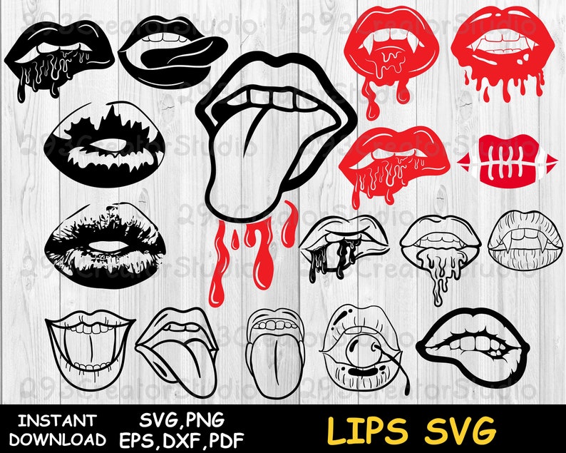 Free Free 315 Tongue Dripping Lips Svg Free SVG PNG EPS DXF File