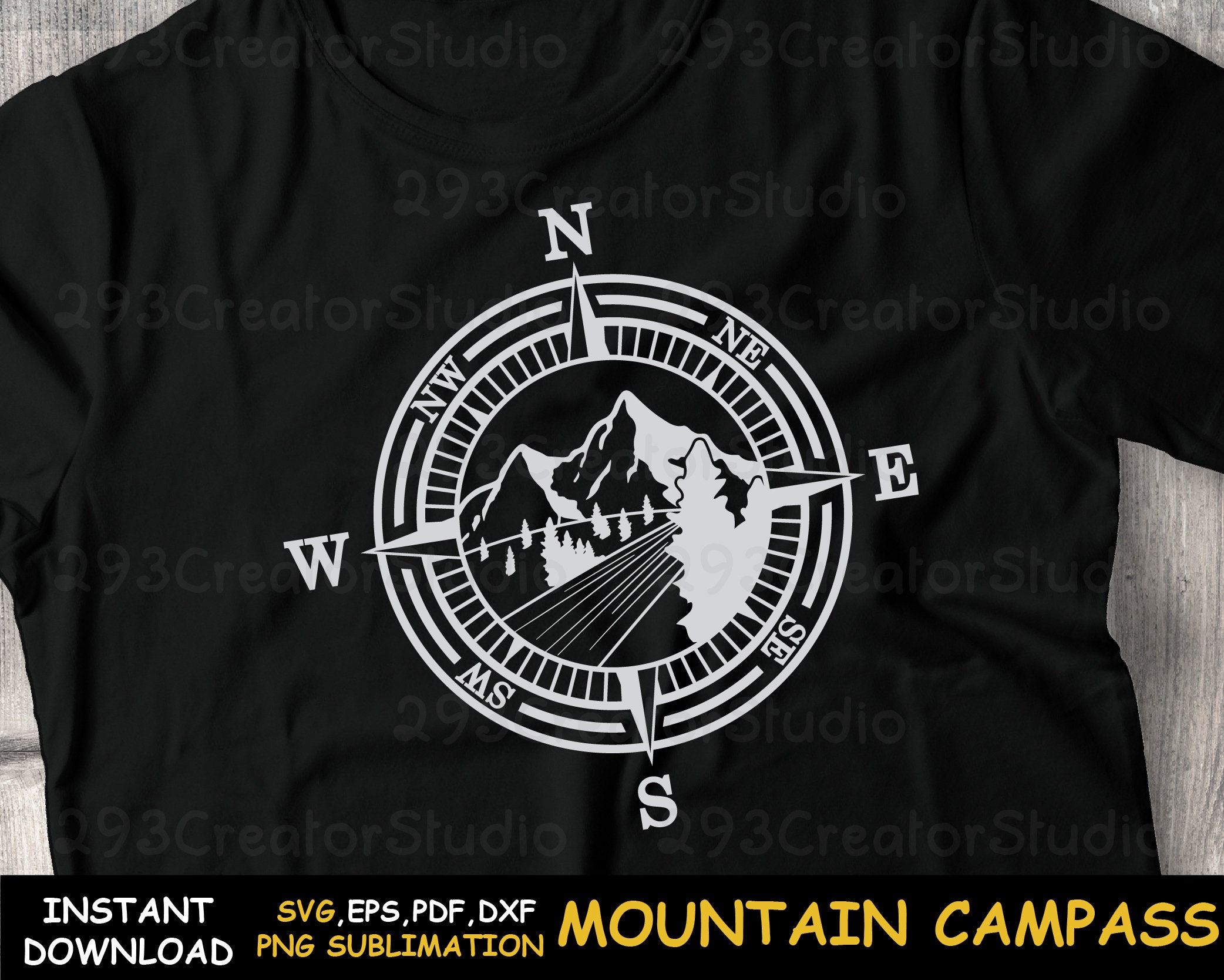 Free Free 272 Mountain Compass Svg SVG PNG EPS DXF File
