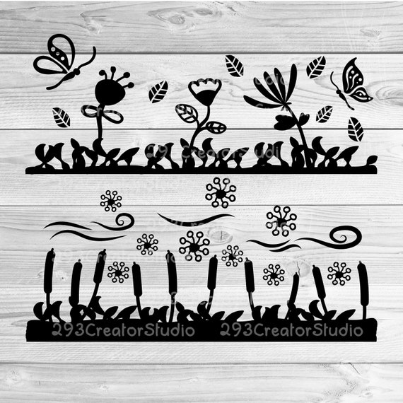 Free Free 222 Silhouette Flower Garden Svg SVG PNG EPS DXF File