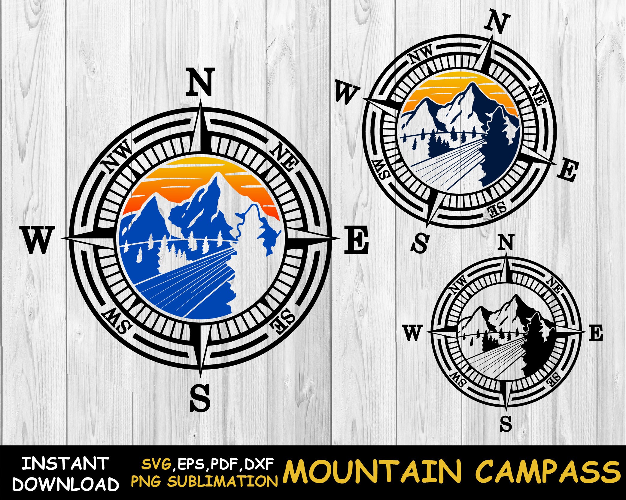 Free Free 205 Mountain Compass Svg SVG PNG EPS DXF File