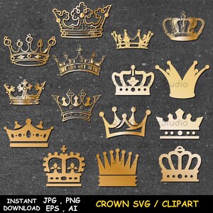 Royal crown svg Queen svg King svg silhouette Princess crown svg file svg cut file clipart svg cut files silhouette cameo winner svg