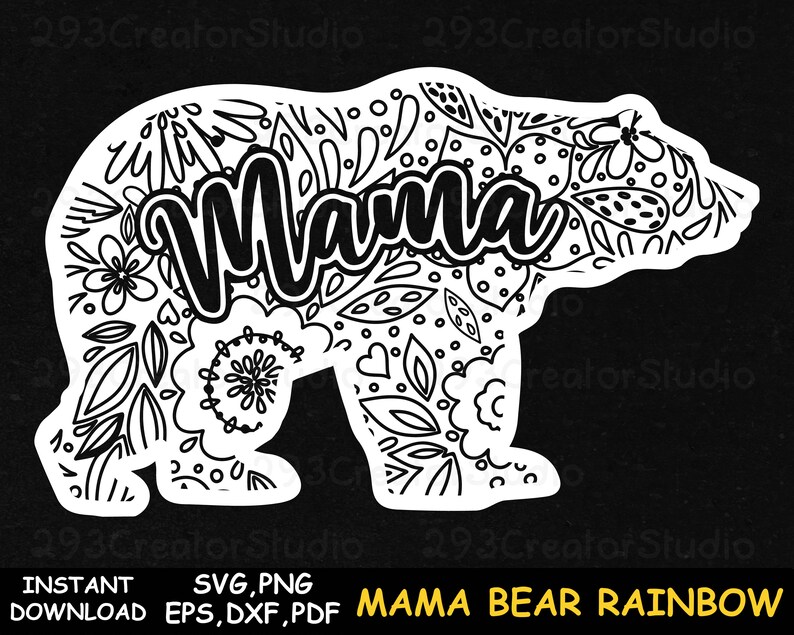 Download Floral Mama Bear Svg Mama Decal Svg Bear Decal Svg Floral Bear Svg Mama Bear Png Bear Mom Shirt Svg Mother Day Svg Birthday Mama Svg Clip Art Art Collectibles
