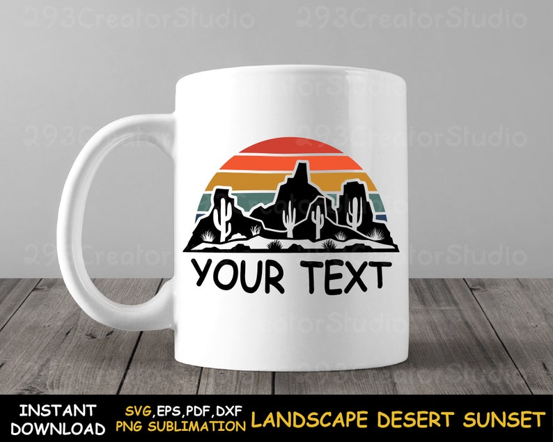 Desert Landscape Sunset Shirt svg, Southwest Png Shirt Print, Western Png Sublimation Design, Desert Cactus Png, Rock Mountain Shirt Print image 6