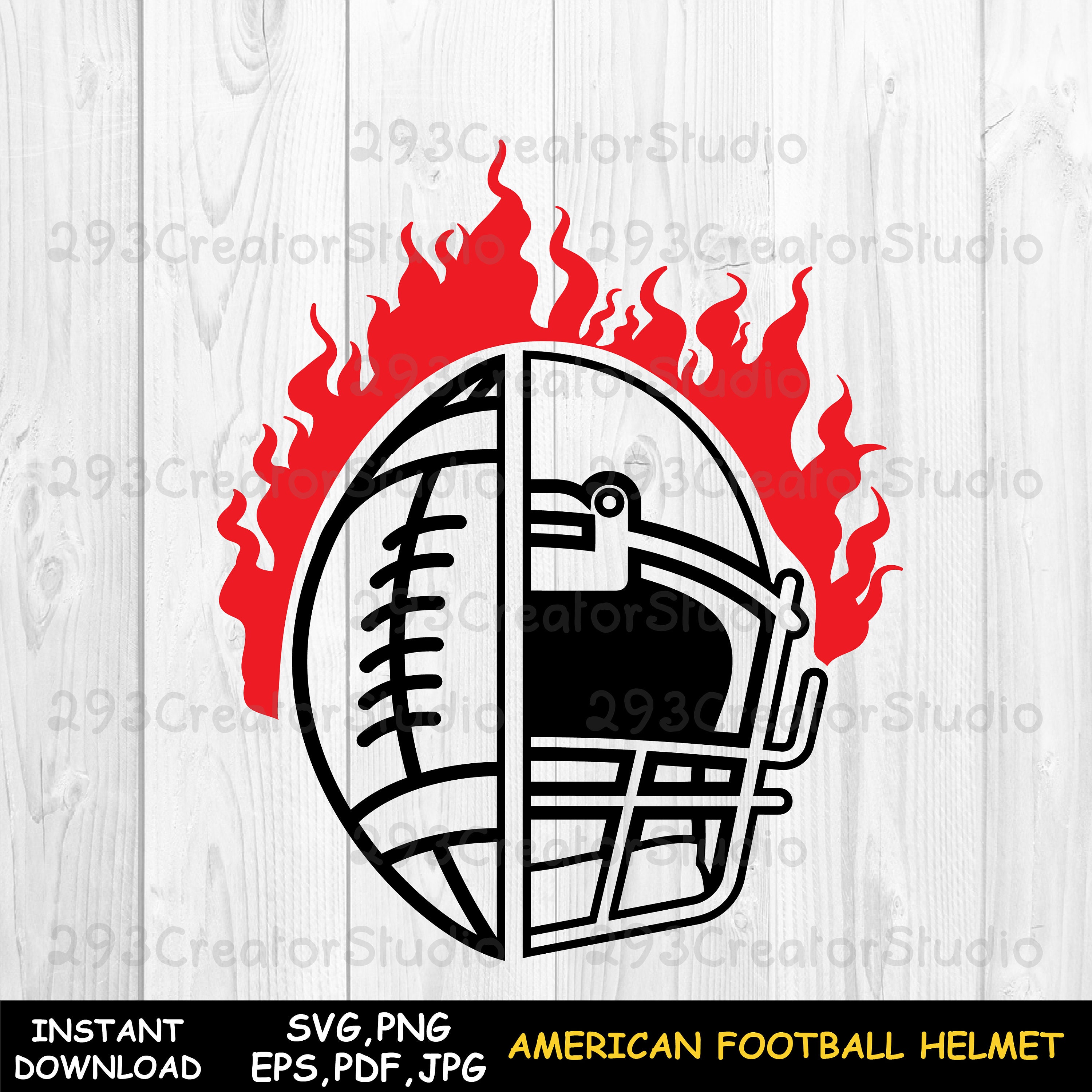 American Football Helmet Blueprints Stock Illustration - Download