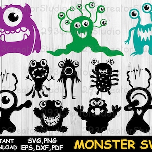 Schattig Monster SVG, Halloween School PNG, silhouet Alien SVG, Halloween Kids Shirt illustraties, silhouet Cricut bestanden