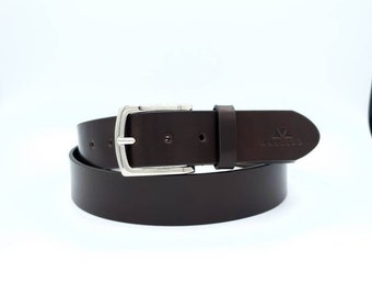 Marezzo leather belt - Brown | Marezzo Leather Belt -Brown
