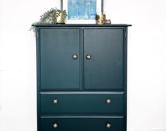 Stag Minstrel Linen Press, Cocktail cabinet, Stag Cupboard, Custom Order