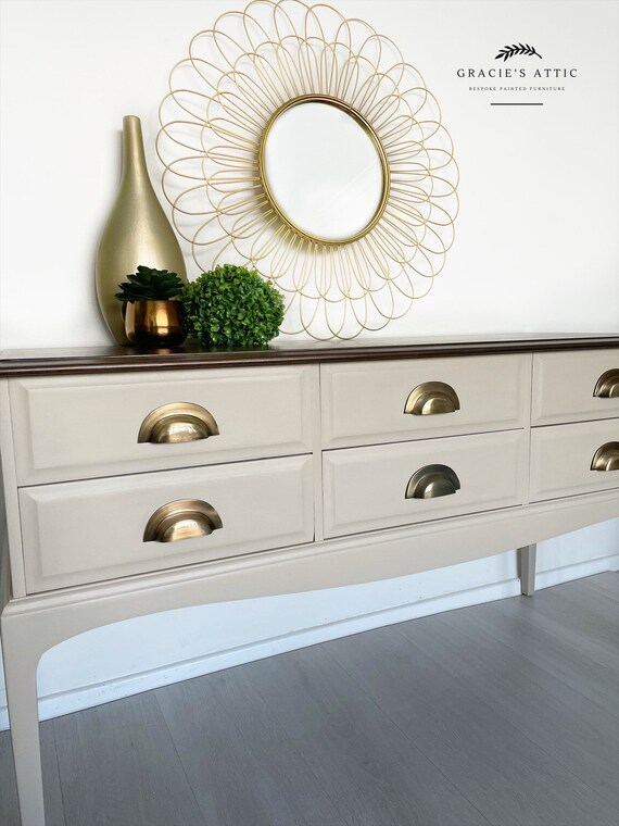 Stag Minstrel Sideboard, 6 Drawer Console Table, Dressing Table, Custom  Order - Etsy
