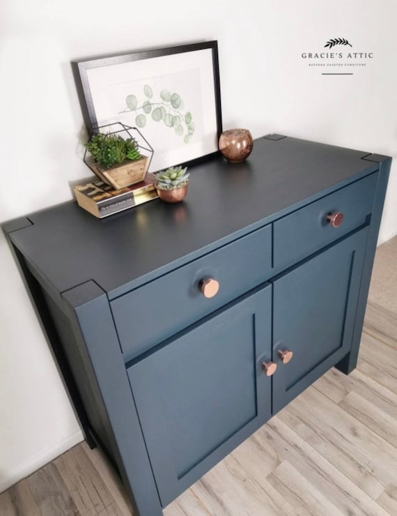 Navy cheap buffet sideboard