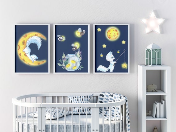 moon wall decor nursery