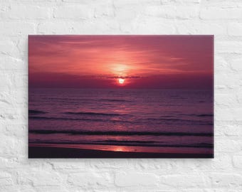 Last Light – Ocean Sunset Canvas Wall Art