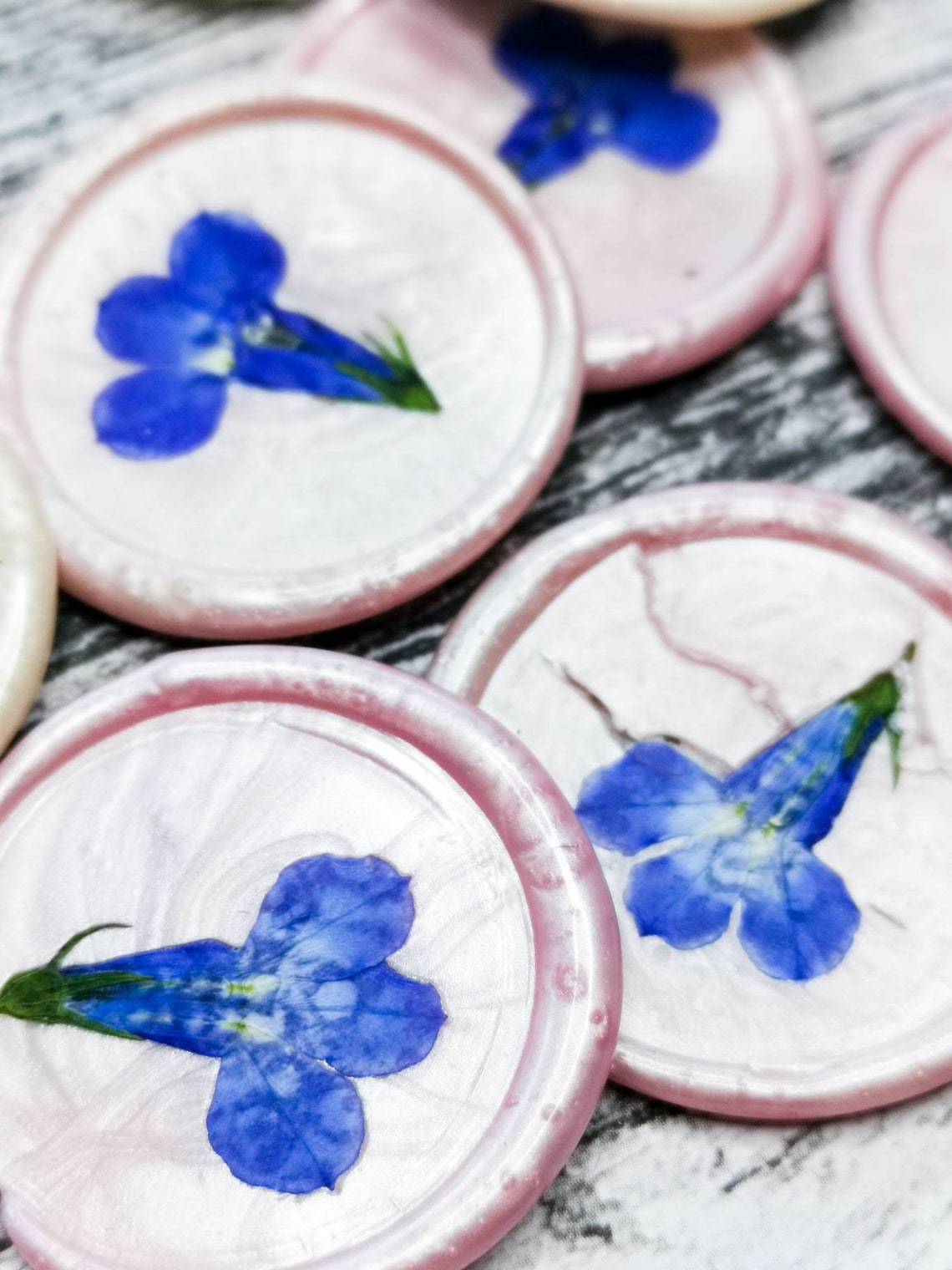 Wax Seal Floral Wax Seal Dried Flowers Adhesive Wax Seal Etsy