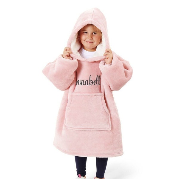 Oversized Blanket Hoodie Personalised Etsy UK