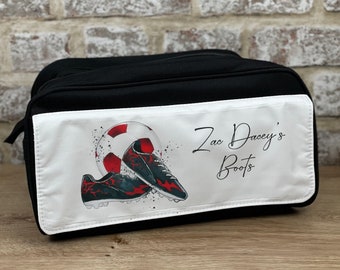 Personalised Football Boot Bag Team Colours Available