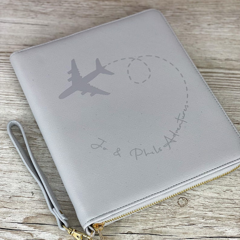 Personalised Premium Travel Document Wallet Etsy UK