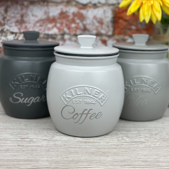 kilner tea coffee sugar black