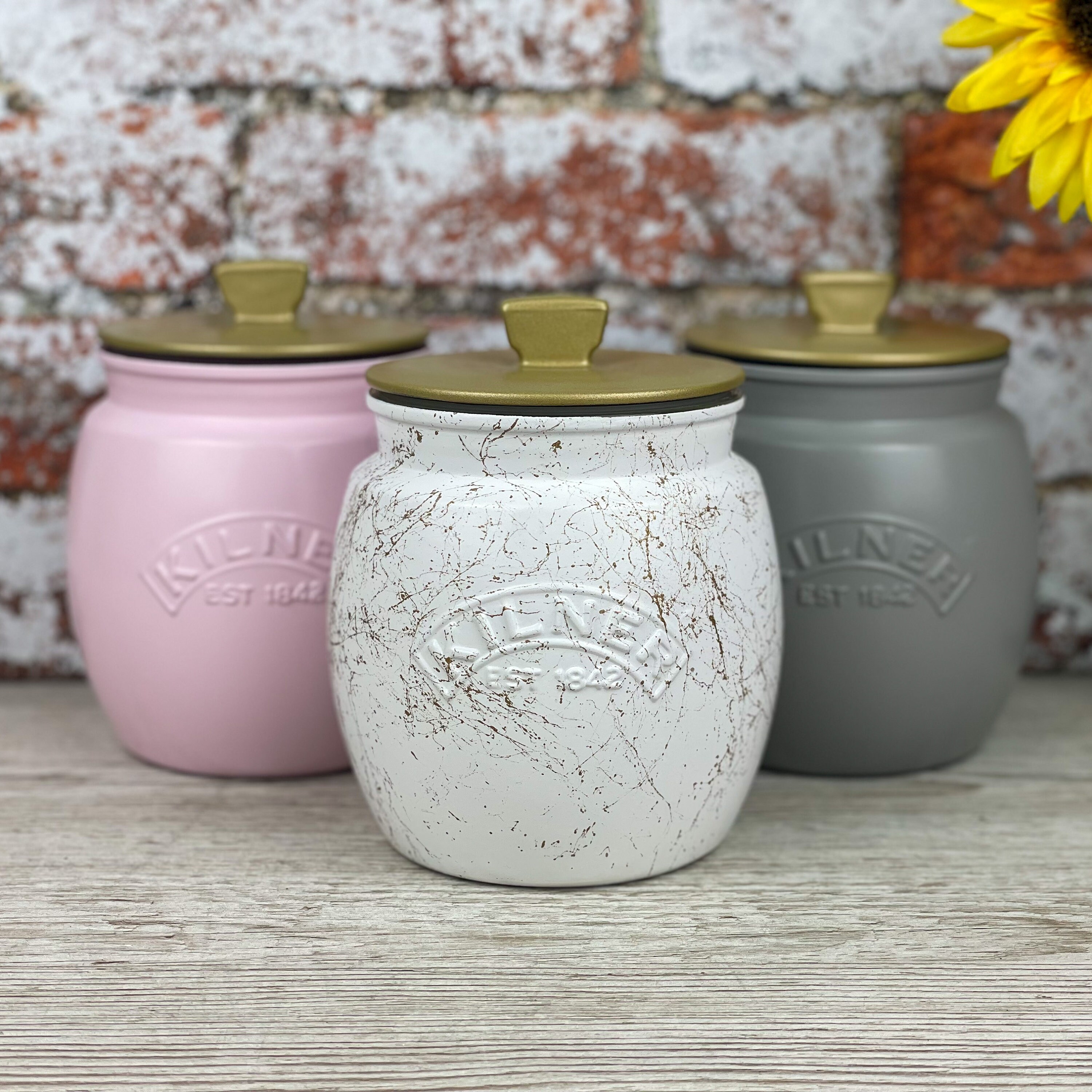 etsy kilner tea coffee sugar
