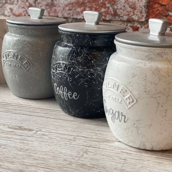 kilner tea coffee sugar black