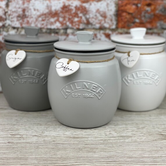 etsy kilner tea coffee sugar