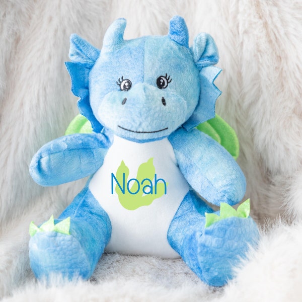 Personalised Dragon Teddy Plush Soft Toy