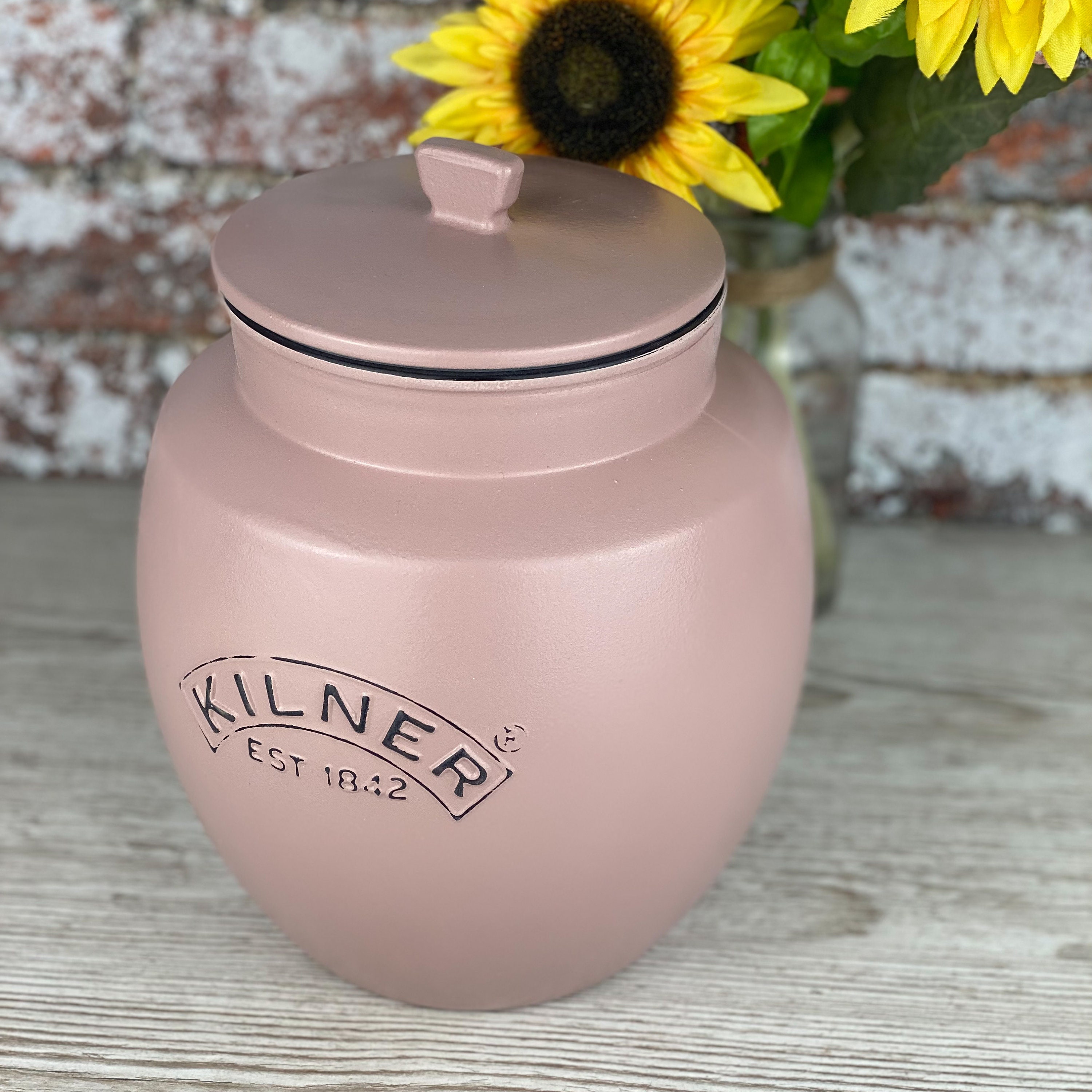 4 Litre Kilner Storage Jar Vintage Pink Etsy