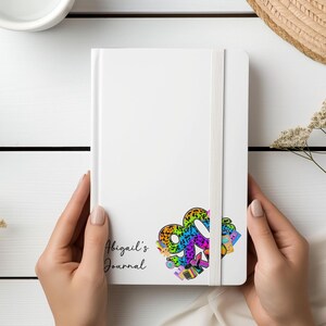 Personalised Luxury Leather Look 90's Kid Notebook