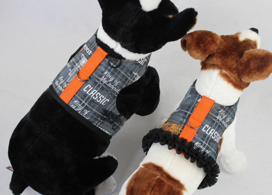 Harley Davidson Dog or Puppy Harness Etsy