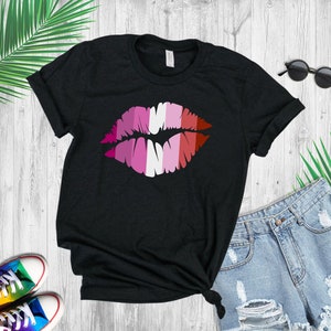 LGBT T-Shirt, Lesbian Flag, LGBTQ Gift, GAY Pride T-shirt, Girlfriend Gift, Premium Vintage T-Shirt