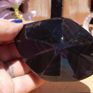 Rainbow Obsidian Star Stone, Obsidian Rainbow Star, Rainbow Star Stone, Obsidian Rainbow Stone, Rainbow Obsidian Stone Star