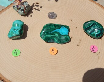 Malachite & Chrysocolla Polished Stone, Natural Malachite Chrysocolla Polished, Polished Malachite Chrysocolla, Chakra