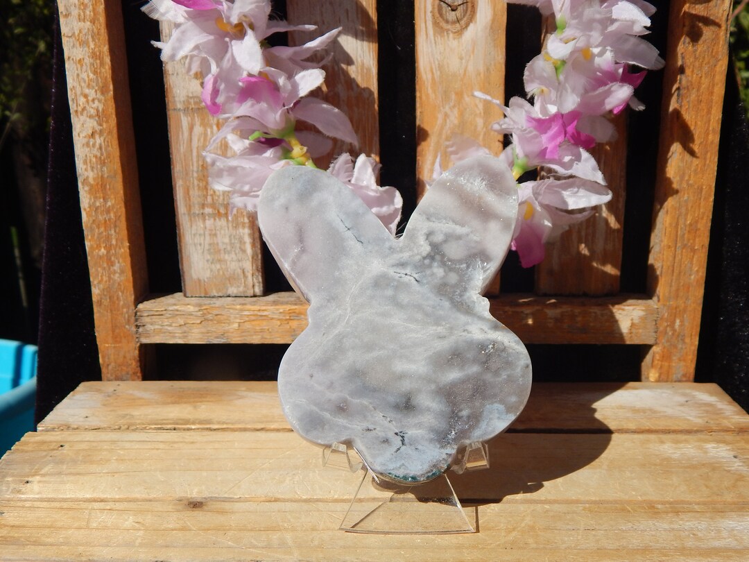 Pink Crystal Rabbit Pink Amethyst Bunny,rare New Find Pink Amethyst Crystal Bunny, Polished ...