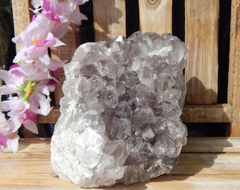 Amethyst Crystal Geode Cluster, Home Decor (5.83 LB)